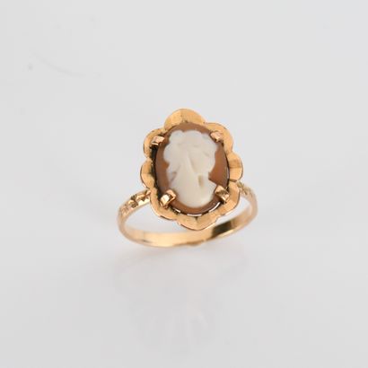 Ring in 18-carat yellow gold (750
millies)...
