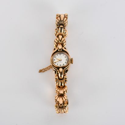Ladies' watch bracelet in 18-carat yellow...
