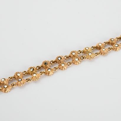 Bracelet in 18-carat yellow gold(750
thousandths)...