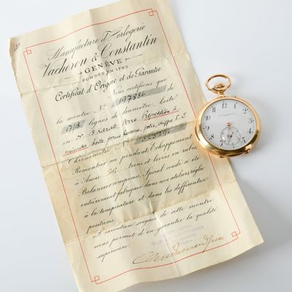 VACHERON CONSTANTIN
PRODUCED CIRCA 1910
Pocket...