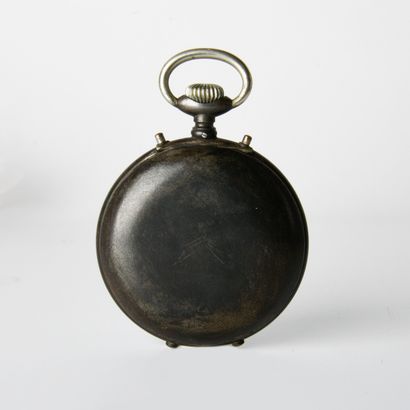 Pocket watch, iron track, Arabic numerals
Arabic...