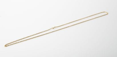 Chain in 18-carat yellow gold (750
milliémes)...