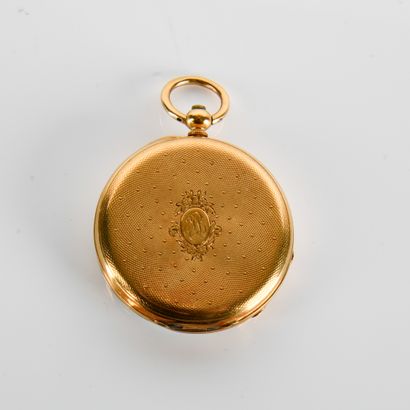 Collar watch in 18-carat yellow gold (750
thousandths)
The...
