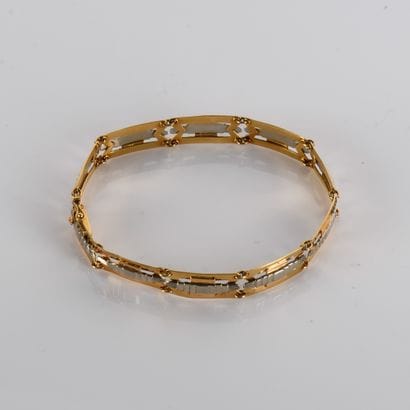 Art Deco bracelet with geometric decoration
in...