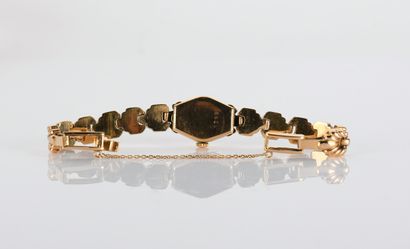 Ladies' watch bracelet in 18-carat yellow...