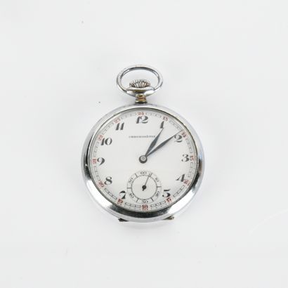 Metal pocket watch, working.