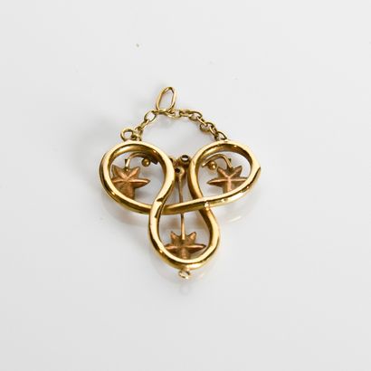 Pendant in 18-carat yellow gold ( 750
thousandths)...