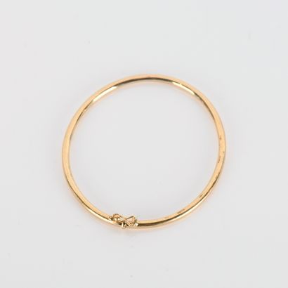 Children's bracelet in yellow gold, internal...