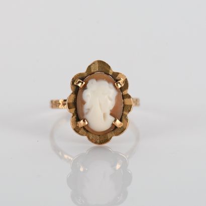 Ring in 18-carat yellow gold (750
millies)...