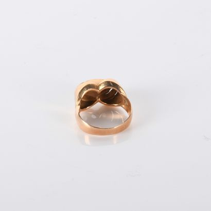 Bridge ring from the 1940s, set with three...