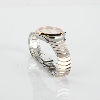 EBEL
Ladies' watch in steel and 18K yellow...