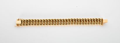 Bracelet in 18-carat yellow gold (750
millies)...