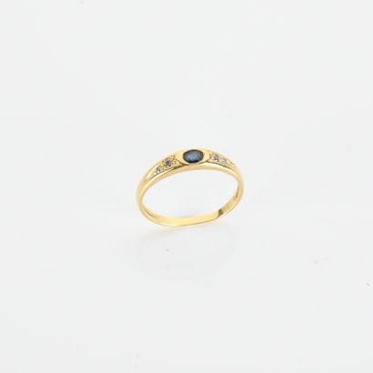 Ring in 18-carat yellow gold ( 750
thousandths)...