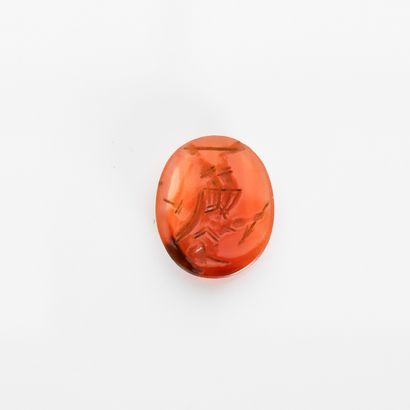 Intaglio on carnelian with warrior design
Work...