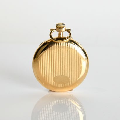 Pocket watch in 18-carat yellow gold
(750...
