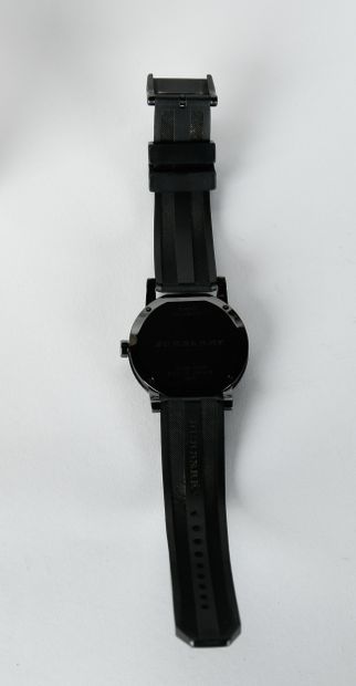 BURBERRY, GMT
Men's wristwatch in blackened...