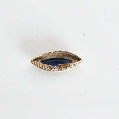 Marquise ring kitten in 18K yellow gold 750°/00...