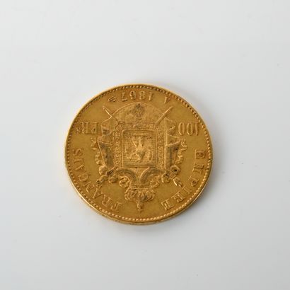100 French Franc gold coin from 1867A 
(Fees...