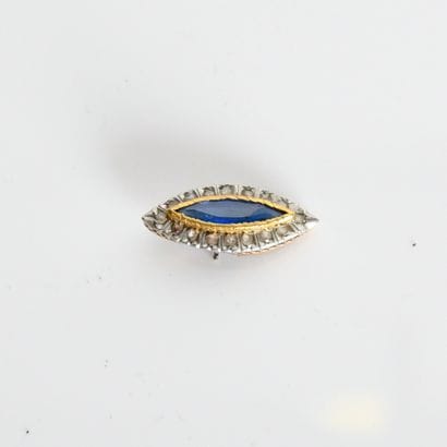 Marquise ring kitten in 18K yellow gold 750°/00...
