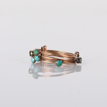 Antique Harem ring in 18k yellow gold (750...
