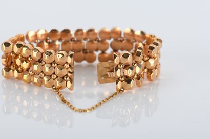 Late 19th century bracelet in 750°/00 yellow...