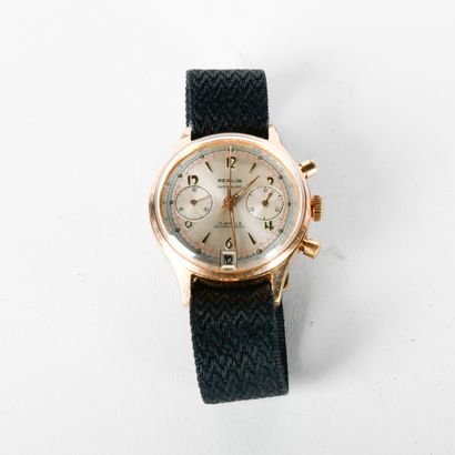REGLIA 
Gold-plated chronograph watch
Round...