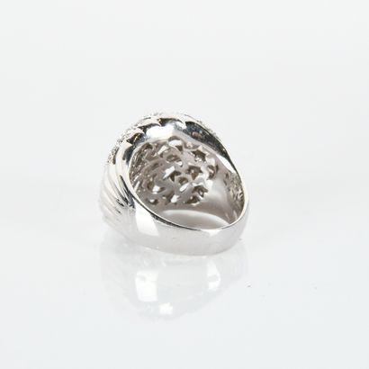 Modern wedding band ring set with 8 lines...