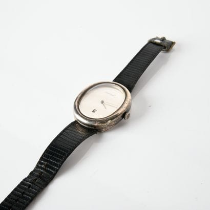 Watch bracelet by Emile Pequinet, oval-shaped...