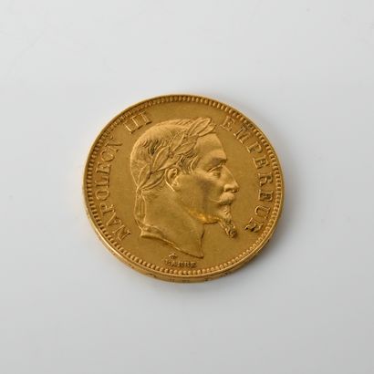 100 French Franc gold coin from 1867A 
(Fees...
