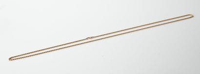 Chain in 18-carat yellow gold (750
millies)...