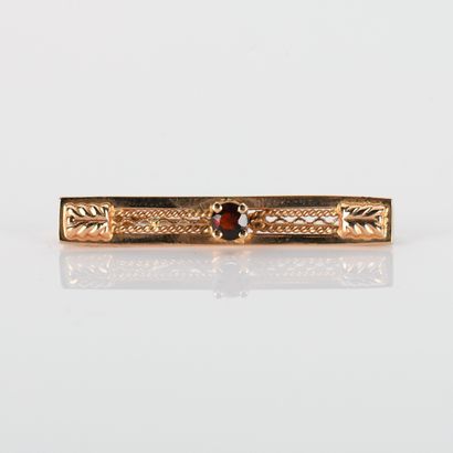 Barrette brooch in 18-carat (750
milliémes)...