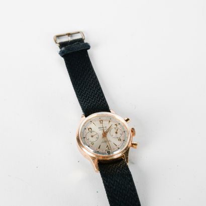 REGLIA 
Gold-plated chronograph watch
Round...