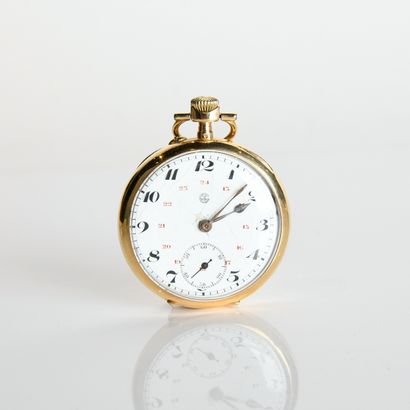Pocket watch in 18-carat yellow gold
(750...