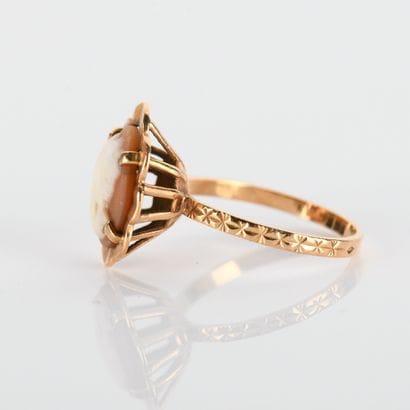 Ring in 18-carat yellow gold (750
millies)...