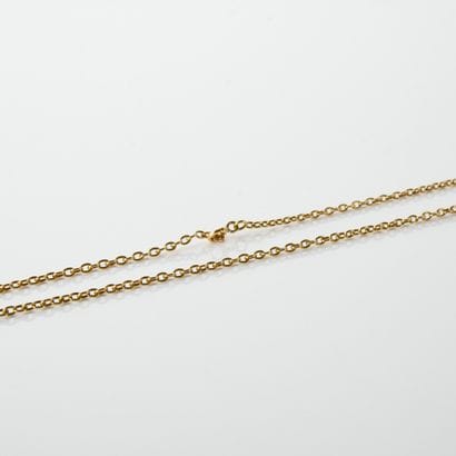 Chain in 18-carat yellow gold (750
milliémes)...