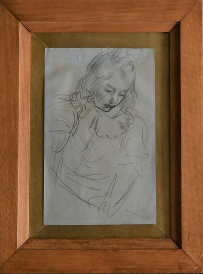 François GUIGUET (1860-1937)
Little Marie
Graphite...
