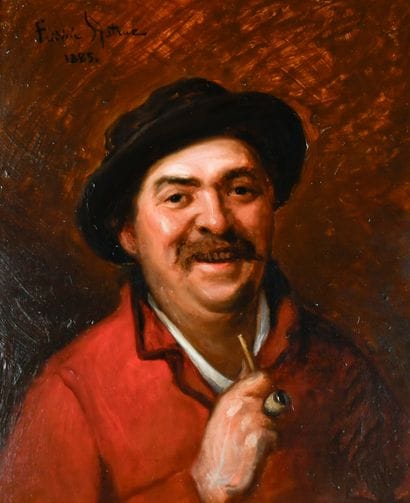 Frédéric ASTRUC (19th-20th century)
The Happy...