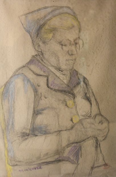 Frédéric MONTENARD (1849-1926)
La brodeuse...