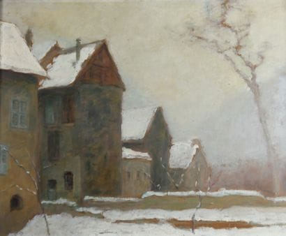 Charles BOUTHÉON (1877-1949)
Village d’Auvergne...