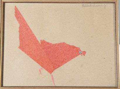 Paul PHILIBERT-CHARRIN (1920-2007)
Hen
Collage...