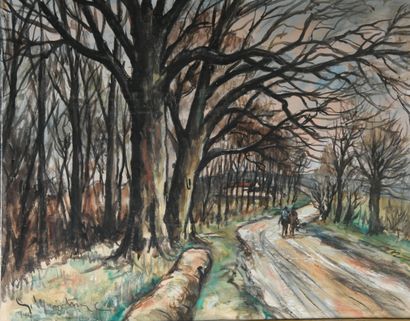 Émile MÉNÉTRIER (1893-1980)
Promeneurs sur...