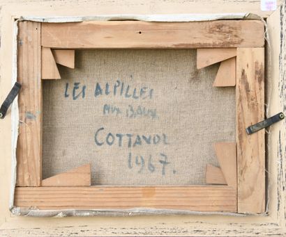 André COTTAVOZ (1922-2012)
Les Alpilles aux...