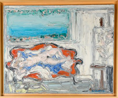 André COTTAVOZ (1922-2012)
L'atelier, circa...