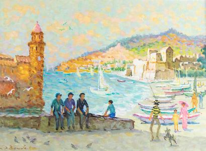 Pierre BOUDET (1915-2011)
Collioure. Le Fort...