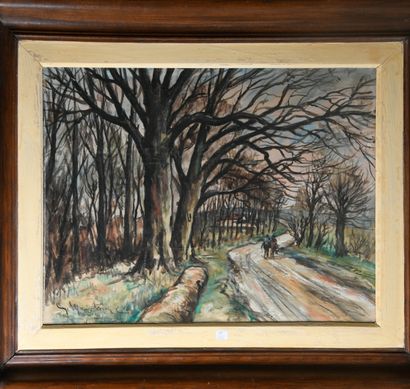 Émile MÉNÉTRIER (1893-1980)
Promeneurs sur...