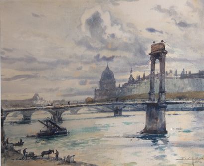 Eugène VILLON (1879-1951)
Lyon, l'ancienne...
