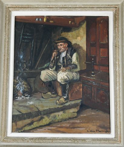 Léopold PERNES (1912-1980)
Breton peasant...