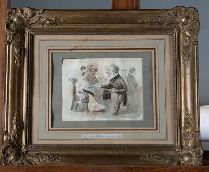 Attributed to Charles PHILIPON (1800-1861)
Caricatures...
