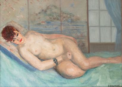 Edouard GUYONNET (1885-1980)
Reclining Nude...