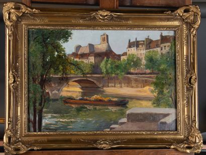 Gabriel COUDERC (1905-1994)
Paris, Saint-Gervais...